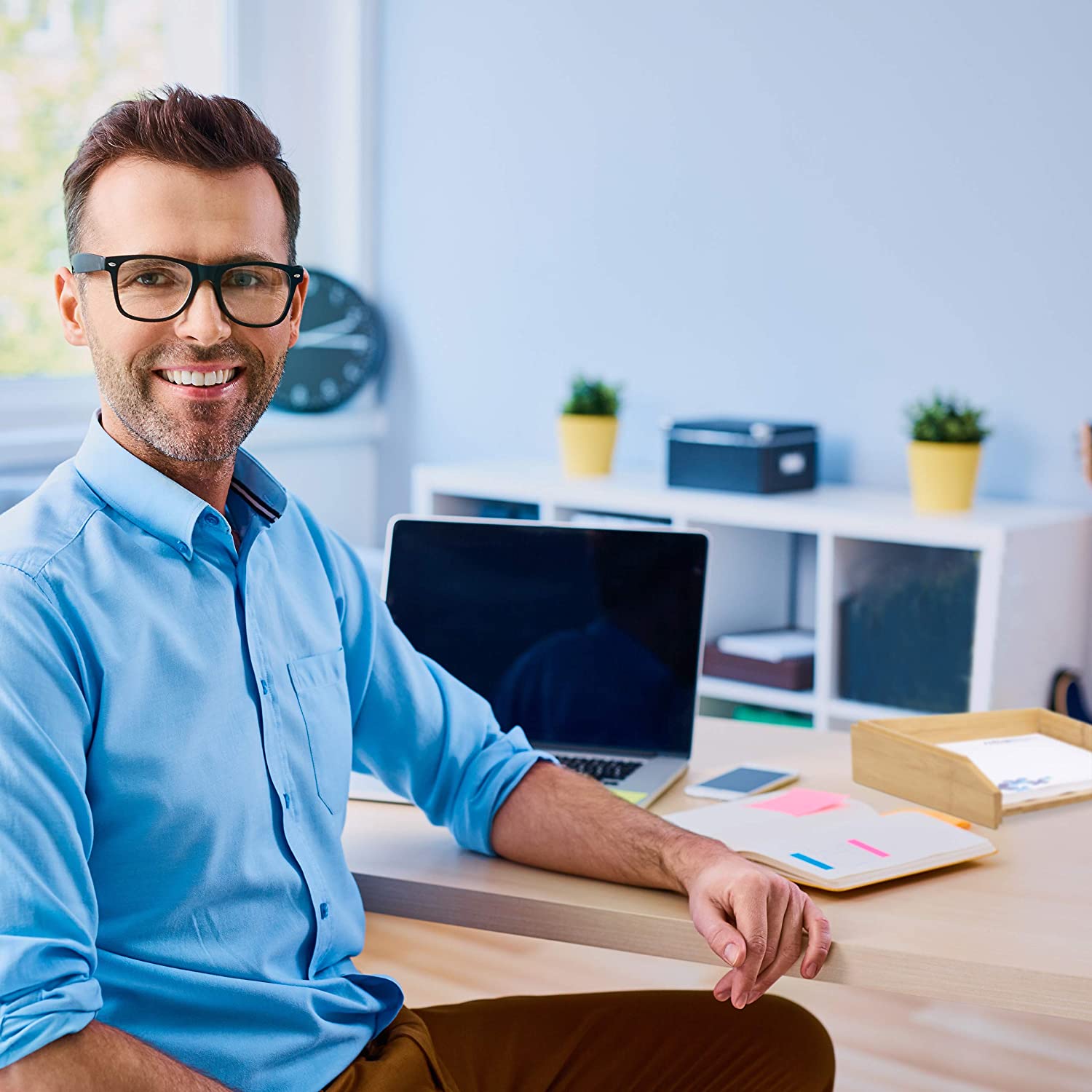 Relaxdays Θήκη Αποθήκευσης και Οργάνωσης Εγγράφων από Bamboo - Natural - 4052025221805