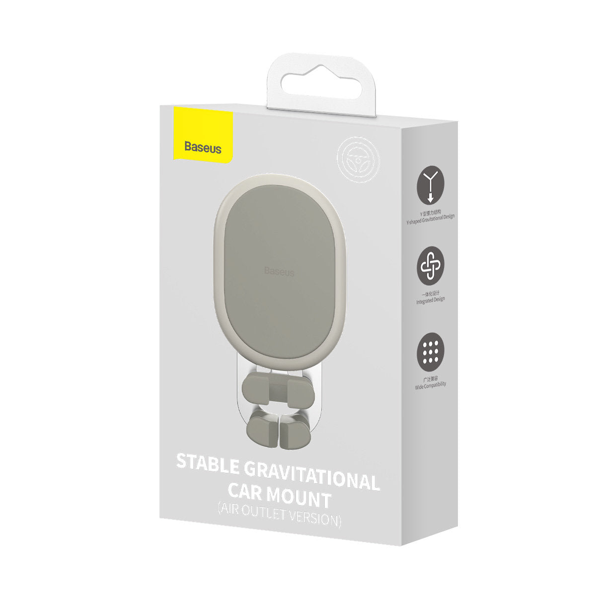 Baseus Gravity Universal Βάση Αυτοκινήτου Αεραγωγού - White - SUWX000002