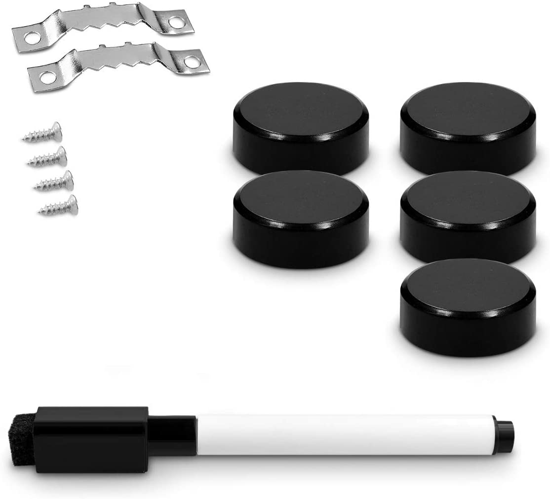 Navaris Μαγνητικός Πίνακας Ανακοινώσεων - 60 x 40 cm - Black Stone - 45365.06