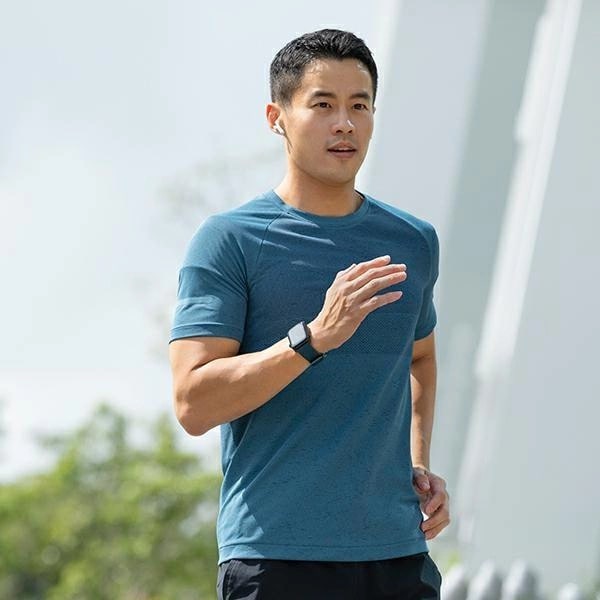 Uniq Λουράκι Apple Watch 2 / 3 / 4 / 5 / 6 / 7 / 8 / 9 / SE - 38 / 40 / 41 mm Linus Airosoft Σιλικόνης - Grey / Chalk Grey