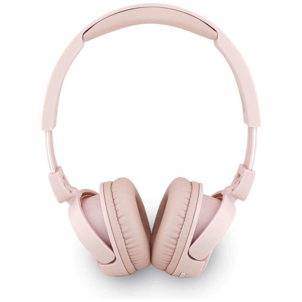 Guess Over-Ear Metal Logo Script - Ασύρματα Bluetooth Ακουστικά - Pink