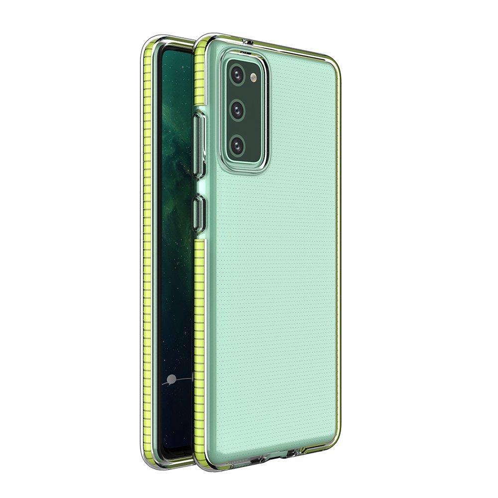 OEM Samsung Galaxy A72 / A72 5G Spring Case Λεπτή Θήκη Σιλικόνης - Διάφανη - Yellow