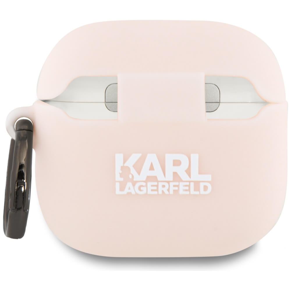 Karl Lagerfeld AirPods 4 Θήκη Σιλικόνης - Silicone Choupette Head 3D - Pink