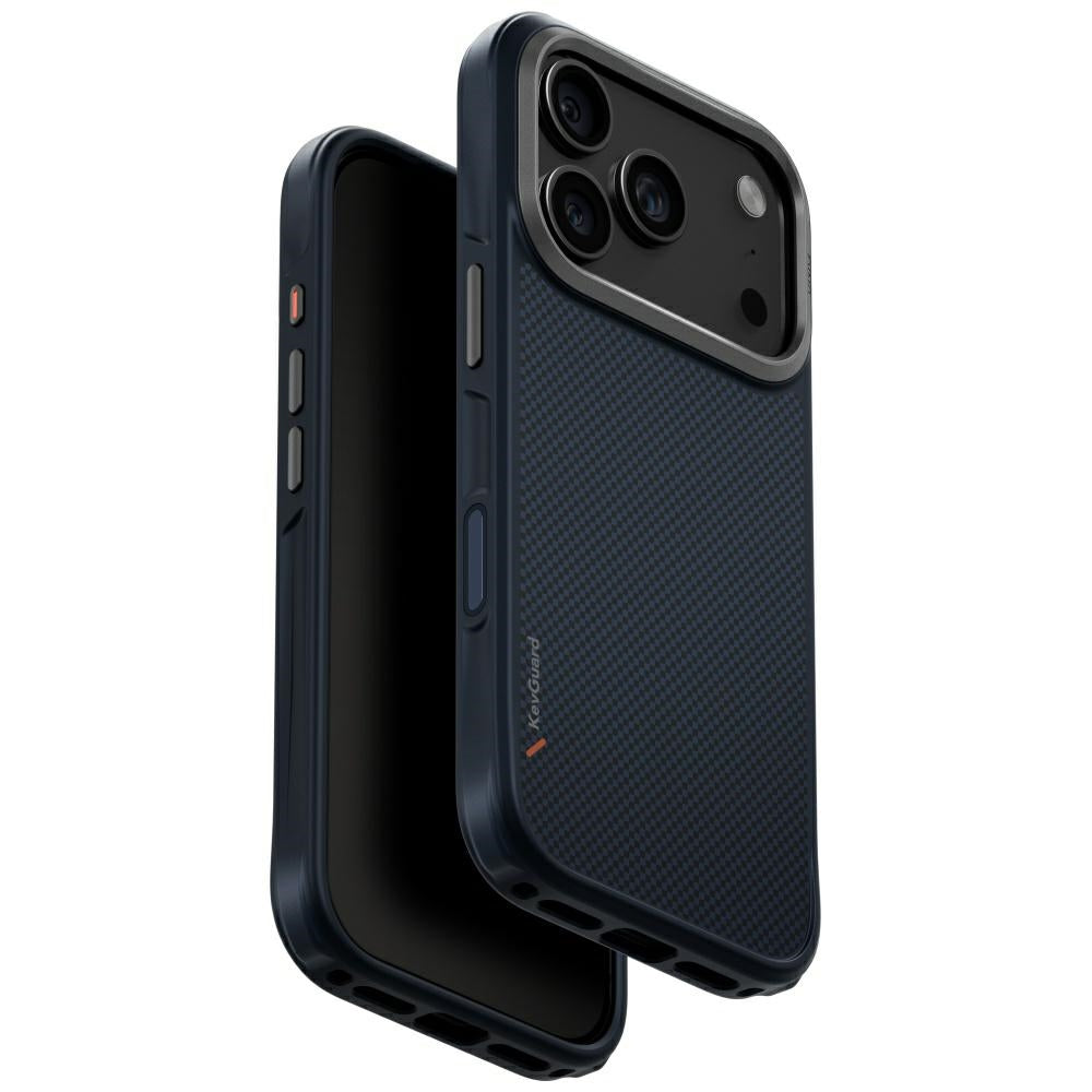 Uniq iPhone 17 Pro - Keva Tough Aramid - Σκληρή Θήκη με Πλαίσιο Σιλικόνης και MagSafe - Blue