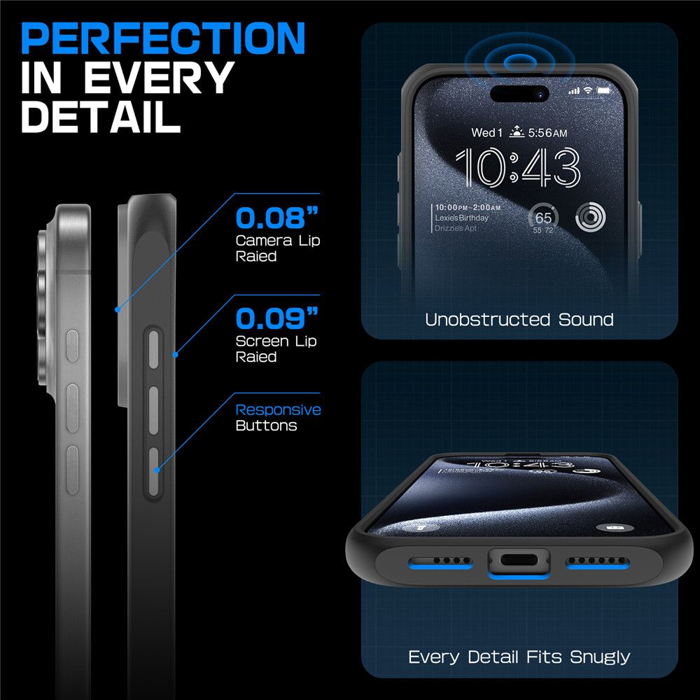 Supcase iPhone 16 Pro UB Mag Σκληρή Θήκη με MagSafe - Grey