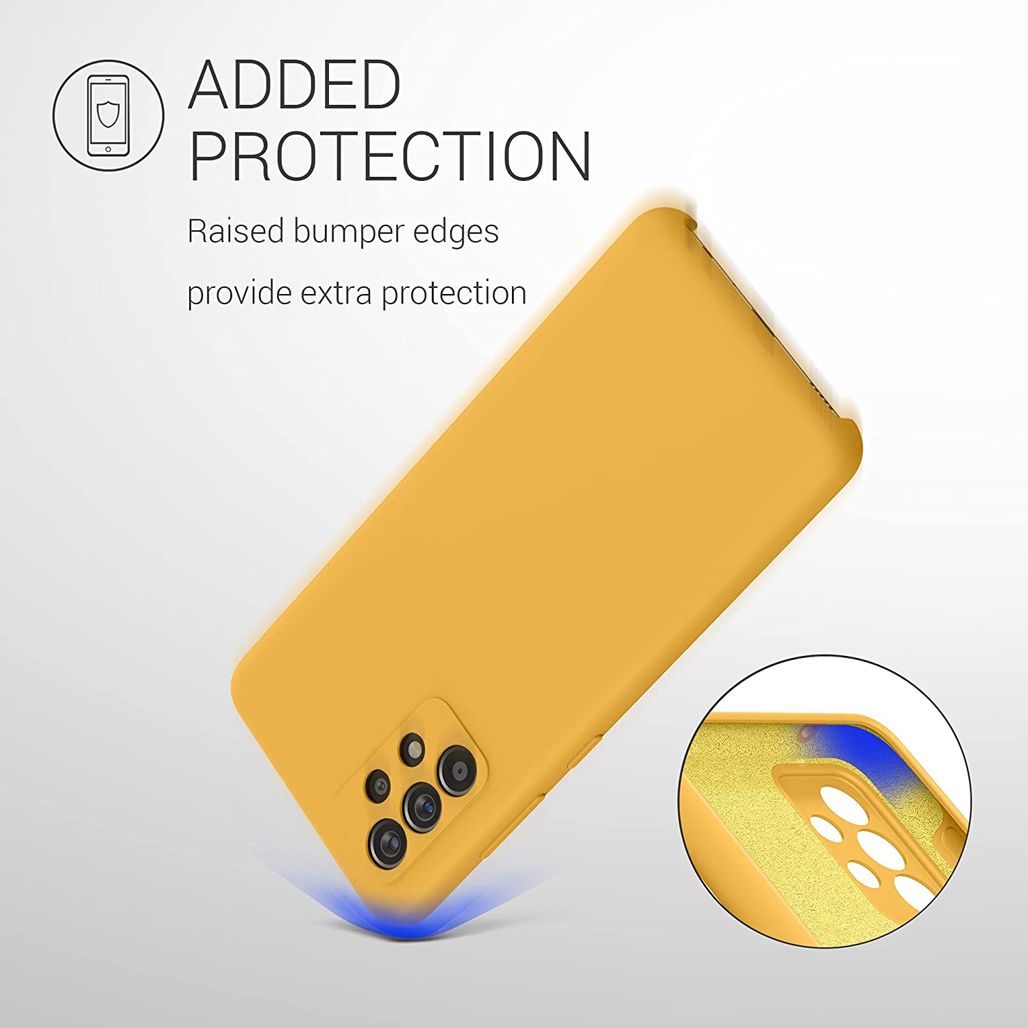 KW Samsung Galaxy A52 / A52 5G / A52s 5G Θήκη Σιλικόνης Rubber TPU - Iced Mango - 54347.191