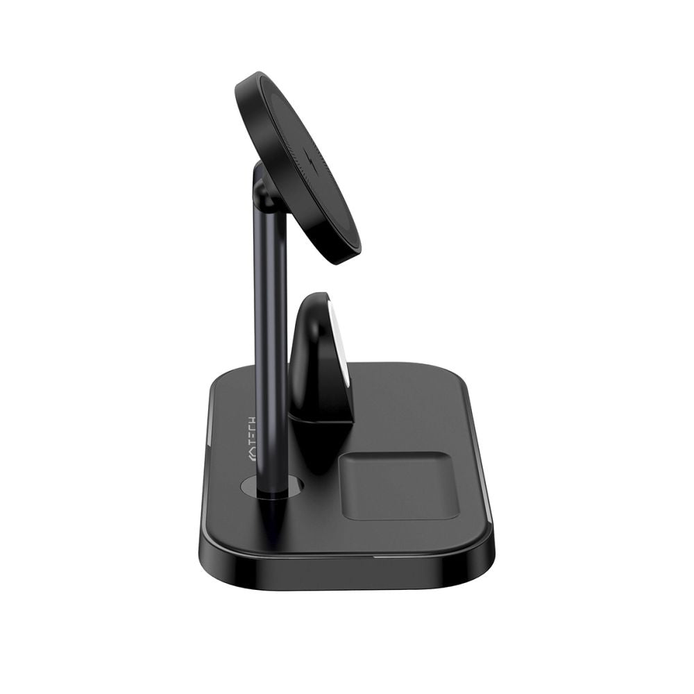 Tech-Protect QI15W A22 3in1 Ασύρματος Μαγνητικός Φορτιστής MagSafe 15W - Black