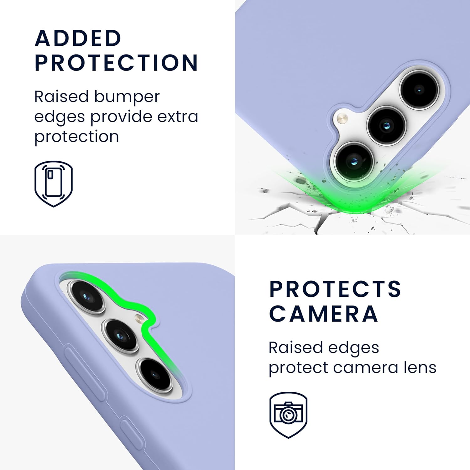 KW Samsung Galaxy A35 5G Θήκη Σιλικόνης Rubberized TPU - Lavender