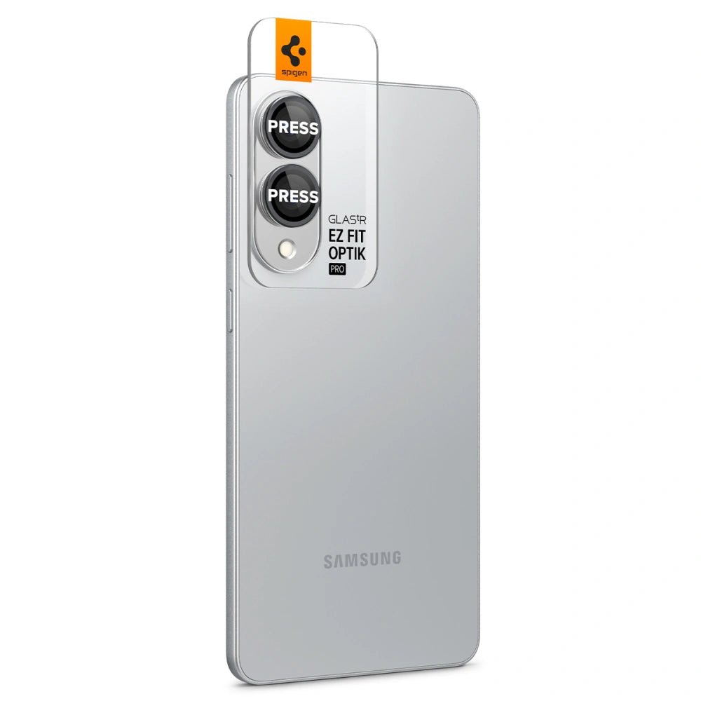 Spigen Samsung Galaxy S25 Edge - Optik Pro Glas.TR EZ Fit Αντιχαρακτικό Γυαλί για την Κάμερα - 2 Τεμάχια - Black