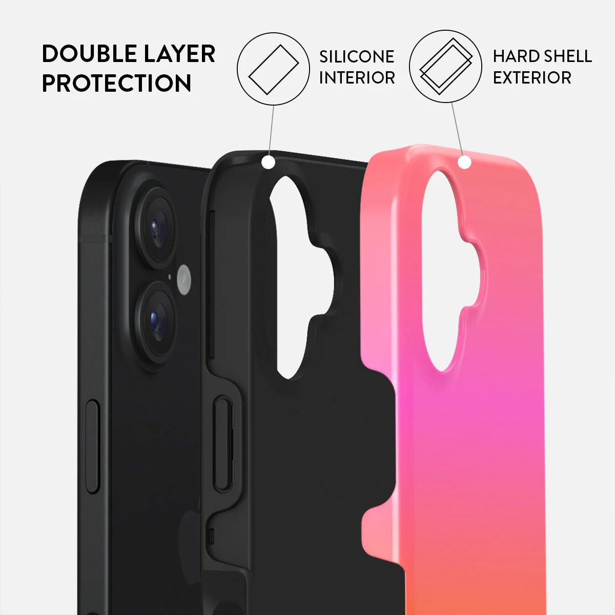 Burga iPhone 16 Fashion Tough MagSafe Σκληρή Θήκη με MagSafe - Sunset Club