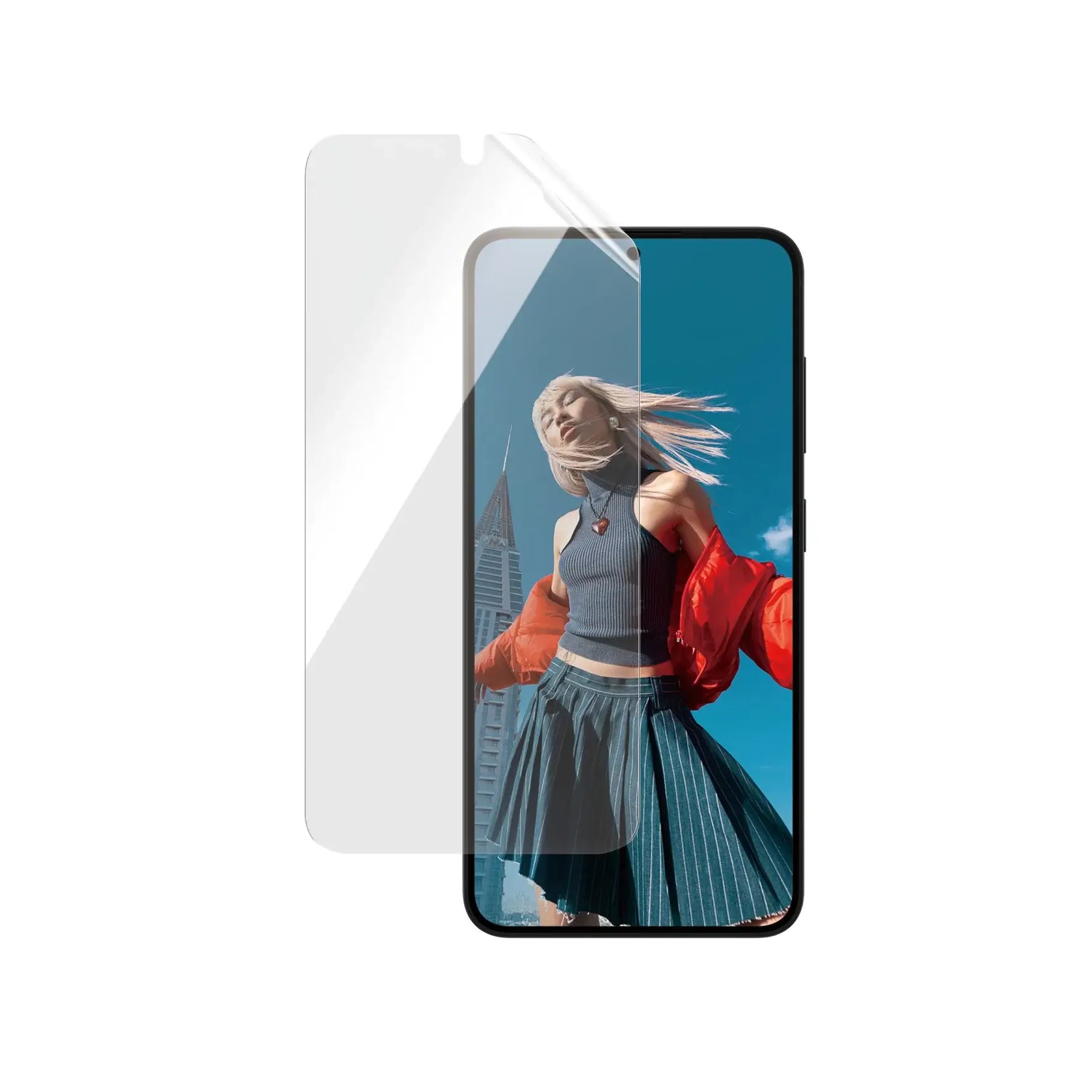 PanzerGlass Samsung Galaxy S24 / S25 Eco Matrix Ultra-Wide Fit Προστατευτική Mεμβράνη Οθόνης - Διάφανη / Black