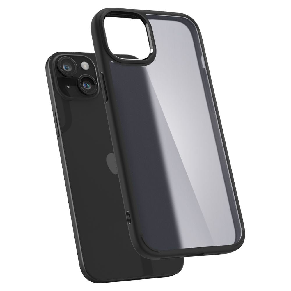 Spigen iPhone 15 Ultra Hybrid Σκληρή Θήκη με Πλαίσιο Σιλικόνης - Frost Black