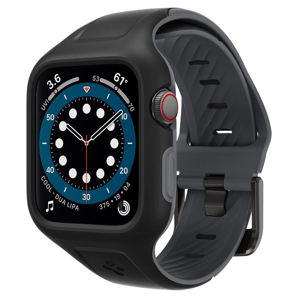Spigen Λουράκι Apple Watch 4 / 5 / 6 / SE / SE 2 40mm Liquid Air Pro - Black