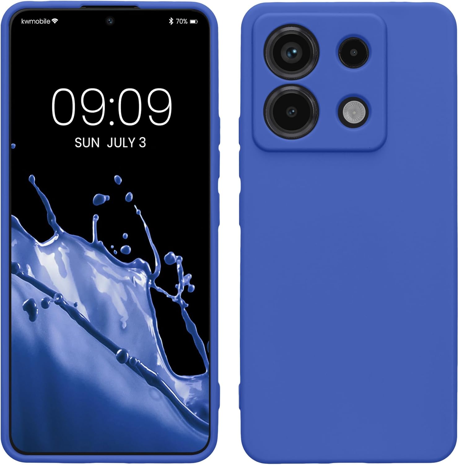 KW Xiaomi Redmi Note 13 Pro 5G / Poco X6 5G Θήκη Σιλικόνης TPU - Baltic Blue