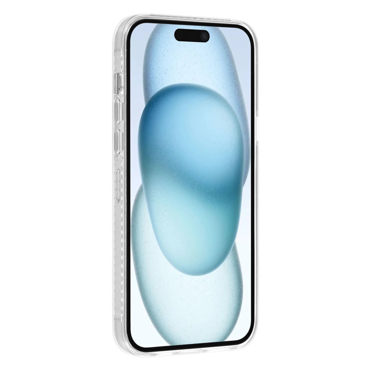 Tuniq iPhone 15 Plus / 14 Plus - Σκληρή Θήκη με Πλαίσιο Σιλικόνης - Σχέδιο Μάρμαρο - Λευκή