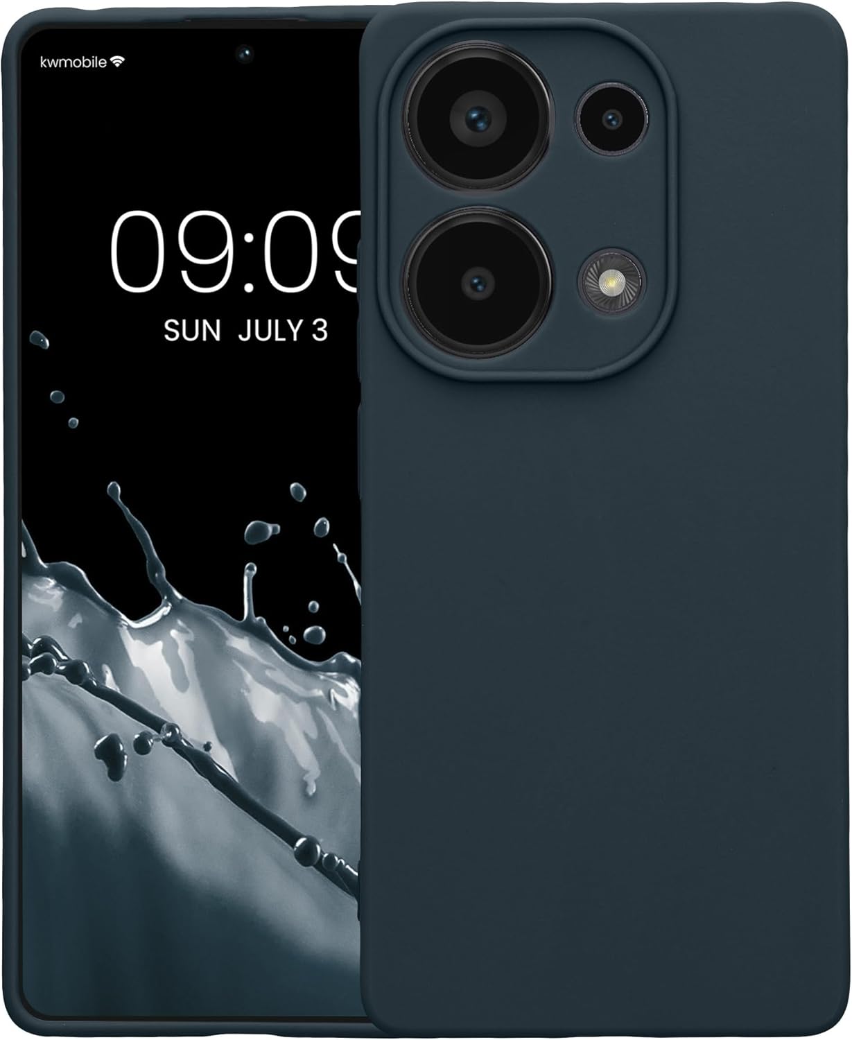 KW Xiaomi Redmi Note 13 Pro 4G Θήκη Σιλικόνης TPU - Dark Slate