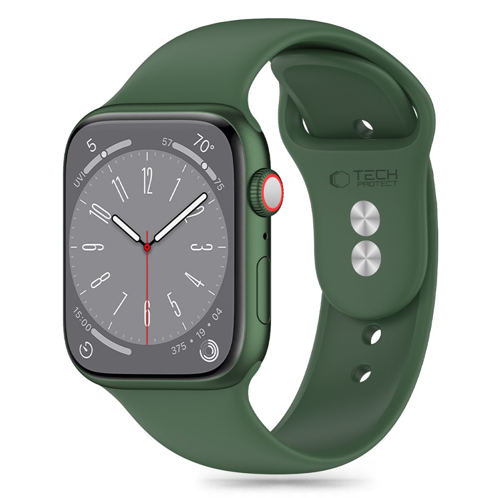 Tech-Protect Λουράκι Apple Watch 4/5/6/7/8/9/10/11 - SE (1/2/3) - ULTRA (1/2/3) - 44/45/46/49mm Silicone Σιλικόνης - Olive