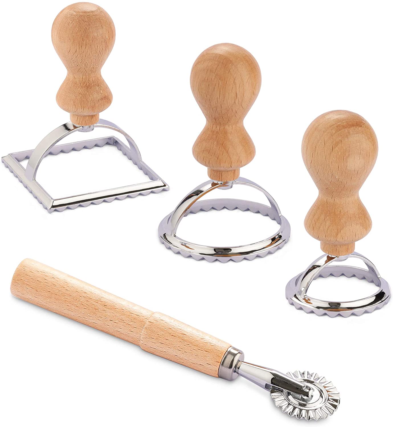 Navaris Σετ Κοπής Ζυμαρικών και Μπισκότων - Brown - 52637.01.04