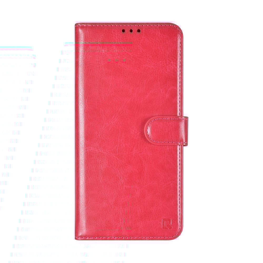 Tuniq iPhone 16 Pro Max - Θήκη Πορτοφόλι Stand από Δερματίνη - Hot Pink