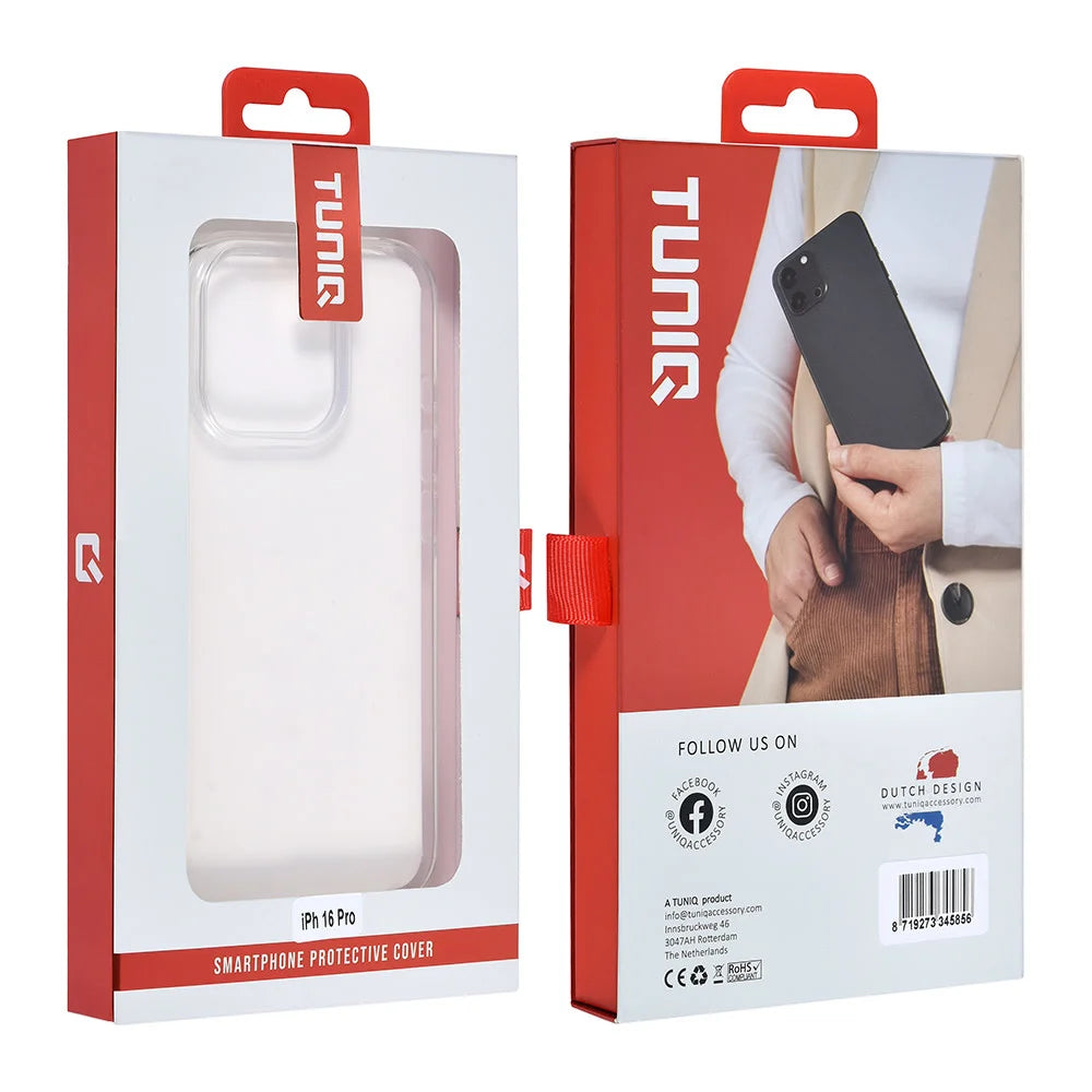 Tuniq iPhone 16 Pro Θήκη Σιλικόνης - Διάφανη