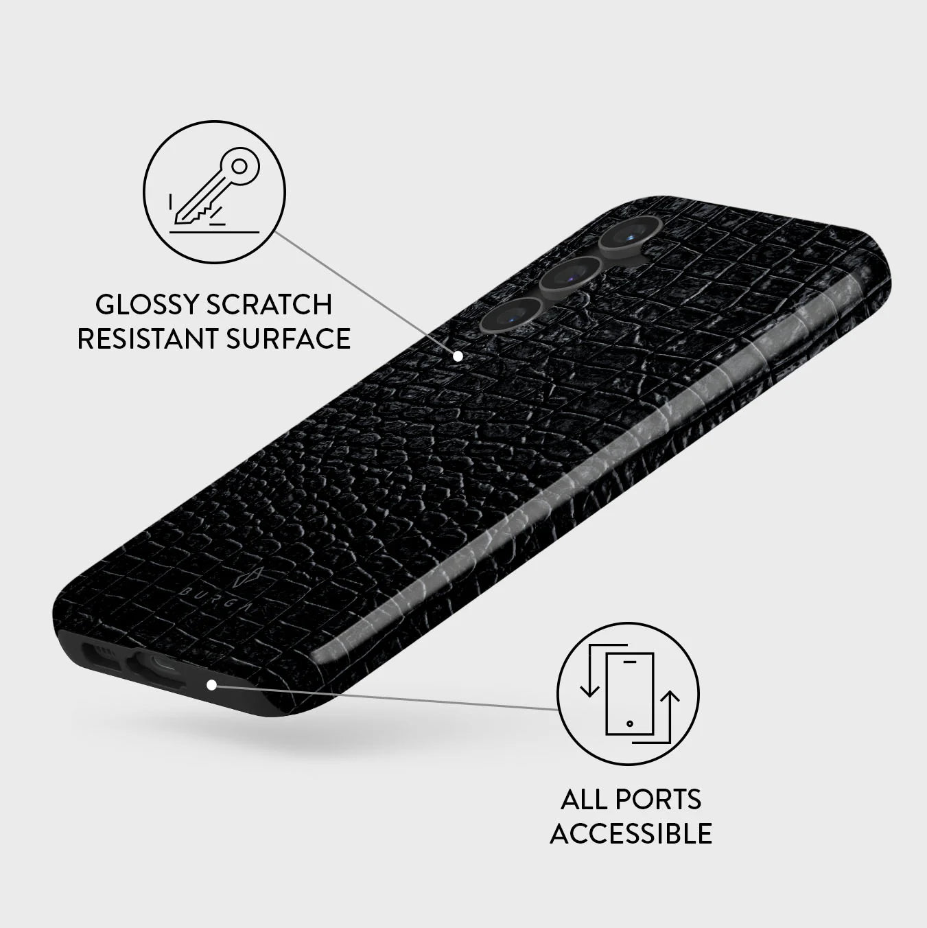 Burga Samsung Galaxy S23 FE Fashion Tough Σκληρή Θήκη - Reaper's Touch