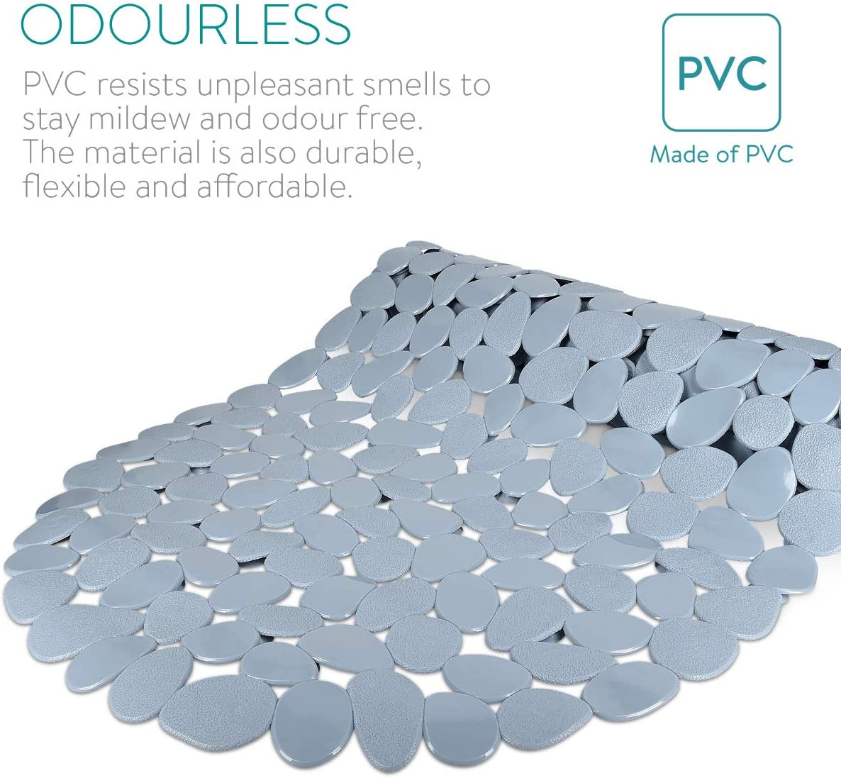 Navaris Αντιολισθητικό Χαλάκι Μπάνιου - Gray - 48965.22