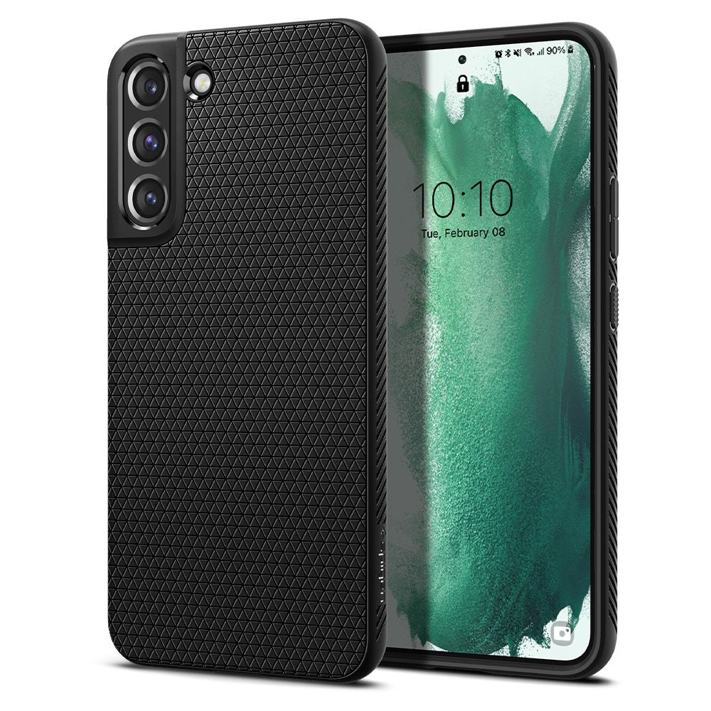 Spigen Samsung Galaxy S22 Plus Liquid Air Θήκη Σιλικόνης - Matte Black