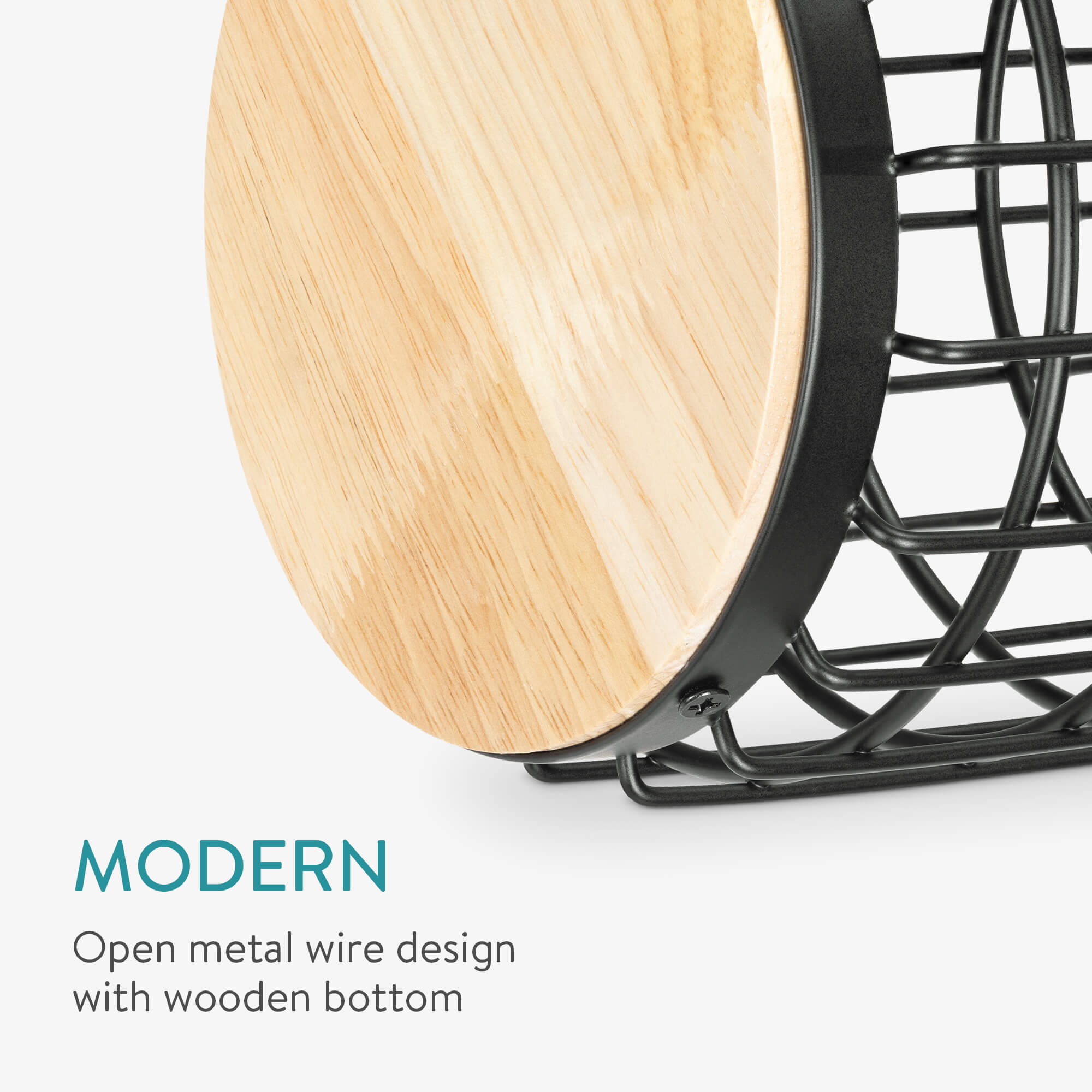 Navaris Σιδερένια Θήκη για Μαγειρικά Σκεύη - Black - 56670.01