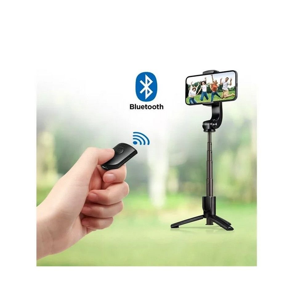 Spigen S610W Ασύρματο Gimbal Selfie Stick με Τρίποδο και Bluetooth Τηλεχειριστήριο - Black
