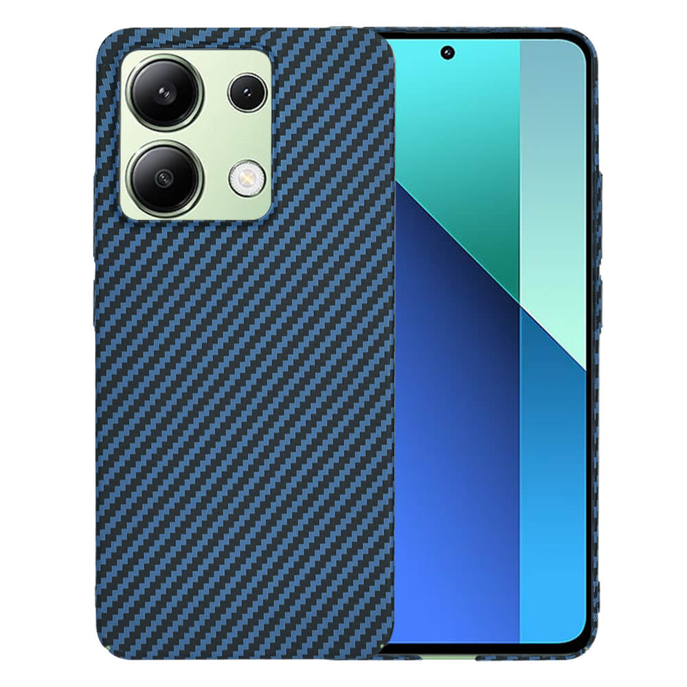 Techsuit Xiaomi Redmi Note 13 4G Σκληρή Θήκη Carbonite FiberShell - Cyan