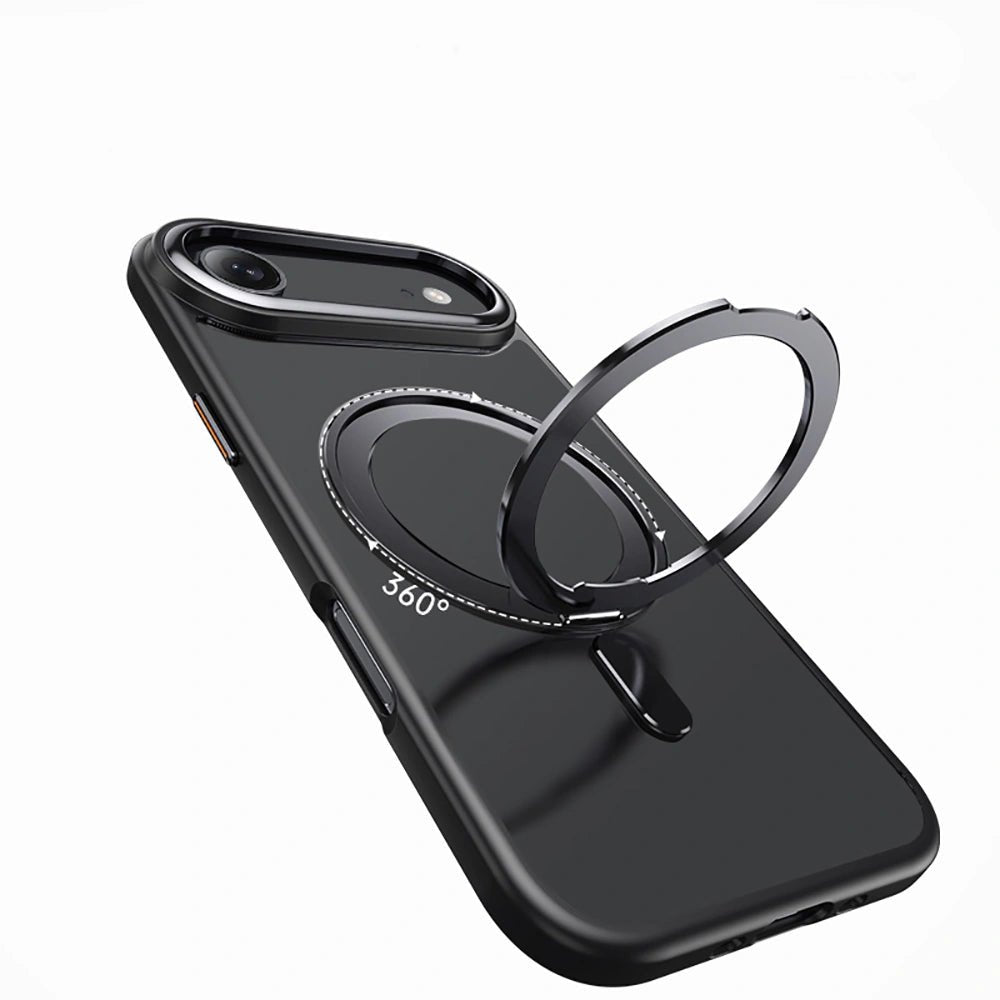 Tech - Protect iPhone Air - MagRing - Σκληρή MagSafe Θήκη με Περιστρεφόμενο Δαχτυλίδι Συγκράτησης / Stand - Black