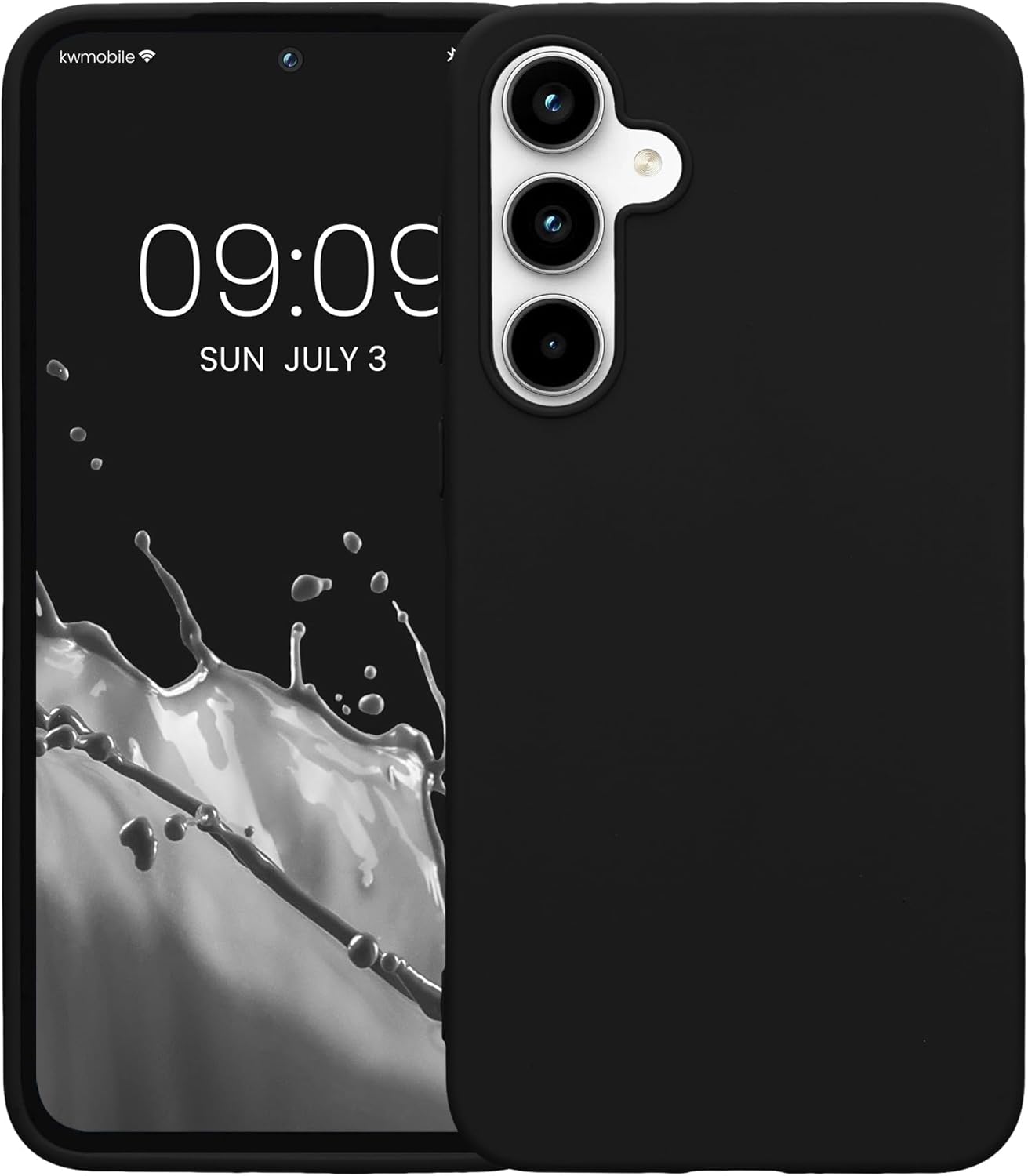 KW Samsung Galaxy A35 5G Λεπτή Θήκη Σιλικόνης TPU - Black