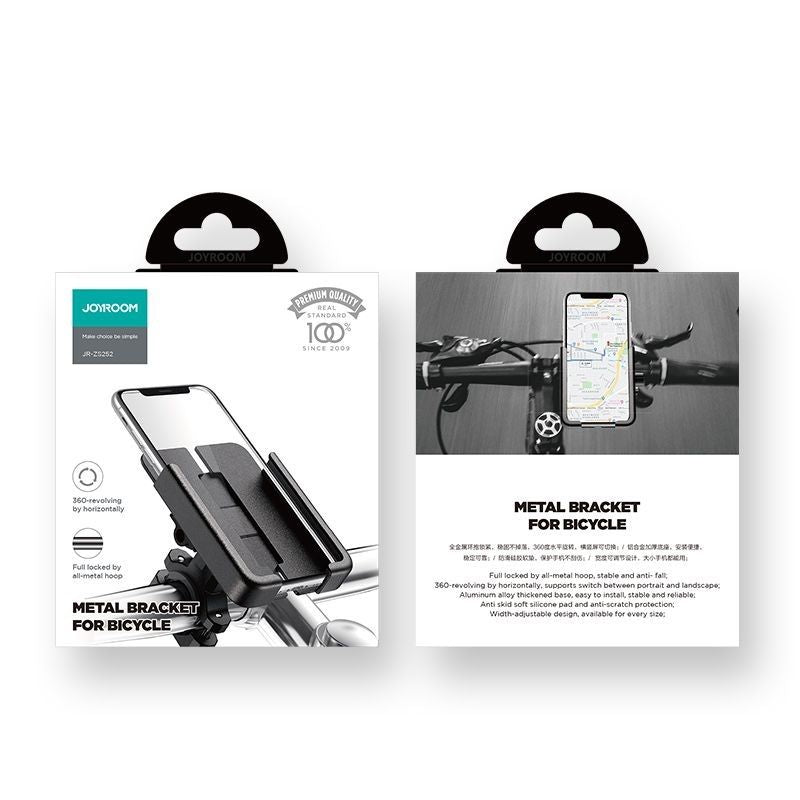 Joyroom Universal Βάση Κινητού για Ποδήλατο - Black - JR-ZS252