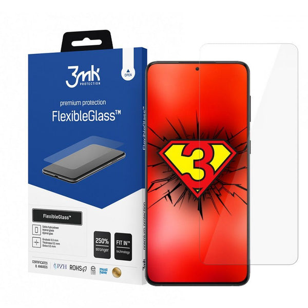 3MK Samsung Galaxy S22 0.30mm 7H Anti Fingerprint Flexible Tempered Glass Ευλύγιστο Αντιχαρακτικό Γυαλί Οθόνης - Clear