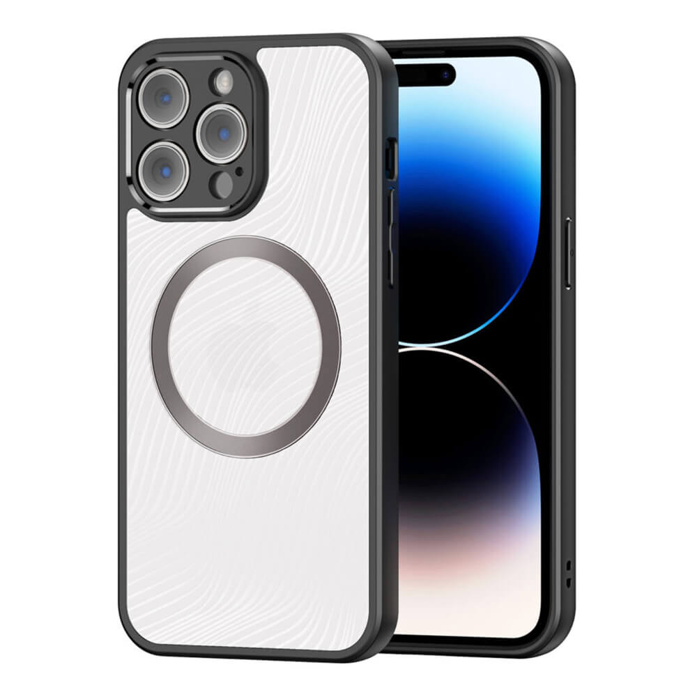 Dux Ducis iPhone 14 Pro Max Aimo MagSafe Σκληρή Θήκη με Πλαίσιο Σιλικόνης και MagSafe - Black