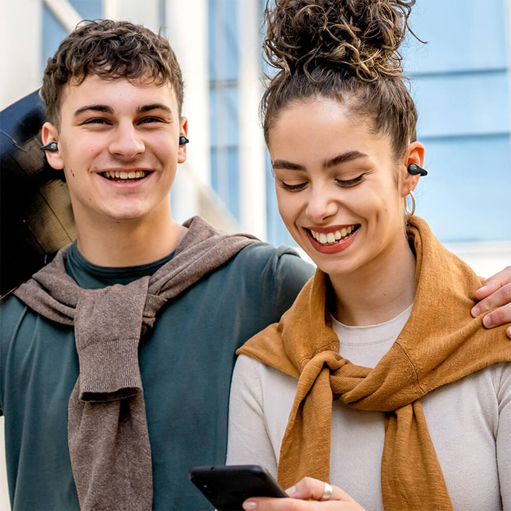 Baseus Bass 15 Clip - TWS Bluetooth 5.4 - Ασύρματα ακουστικά για Κλήσεις / Μουσική - Cluster Black