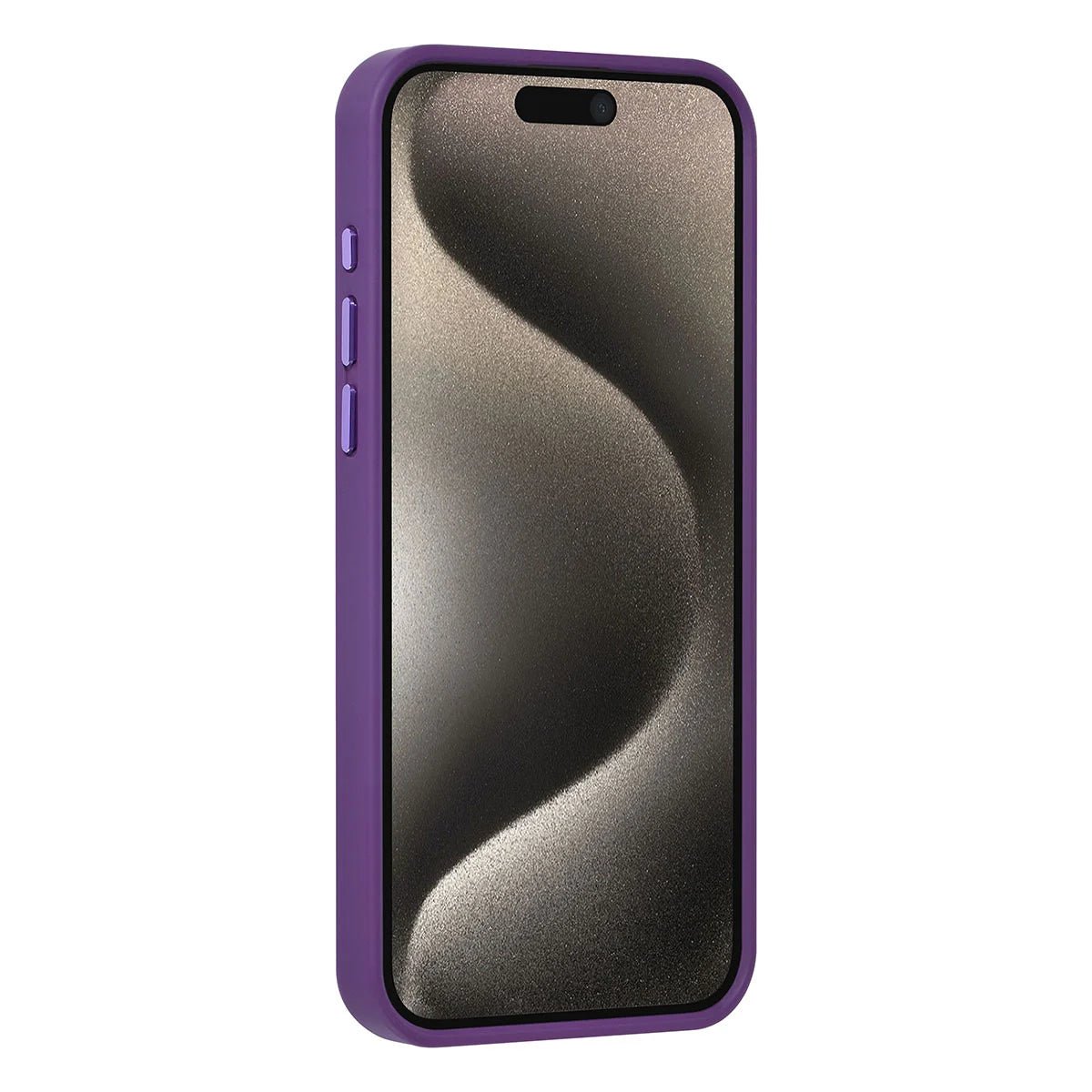 Tuniq iPhone 15 Pro Max - Σκληρή MagSafe Θήκη με Περιστρεφόμενο Δαχτυλίδι Συγκράτησης - Μοβ