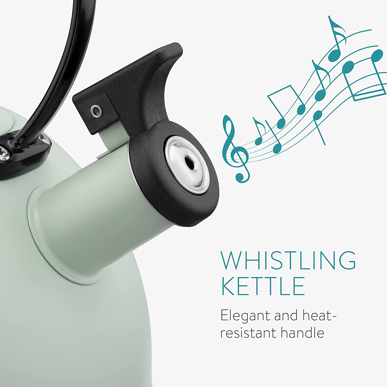 Navaris Stainless Steel Tea Kettle Βραστήρας από Ανοξείδωτο Ατσάλι - Mint Green - 54009.01