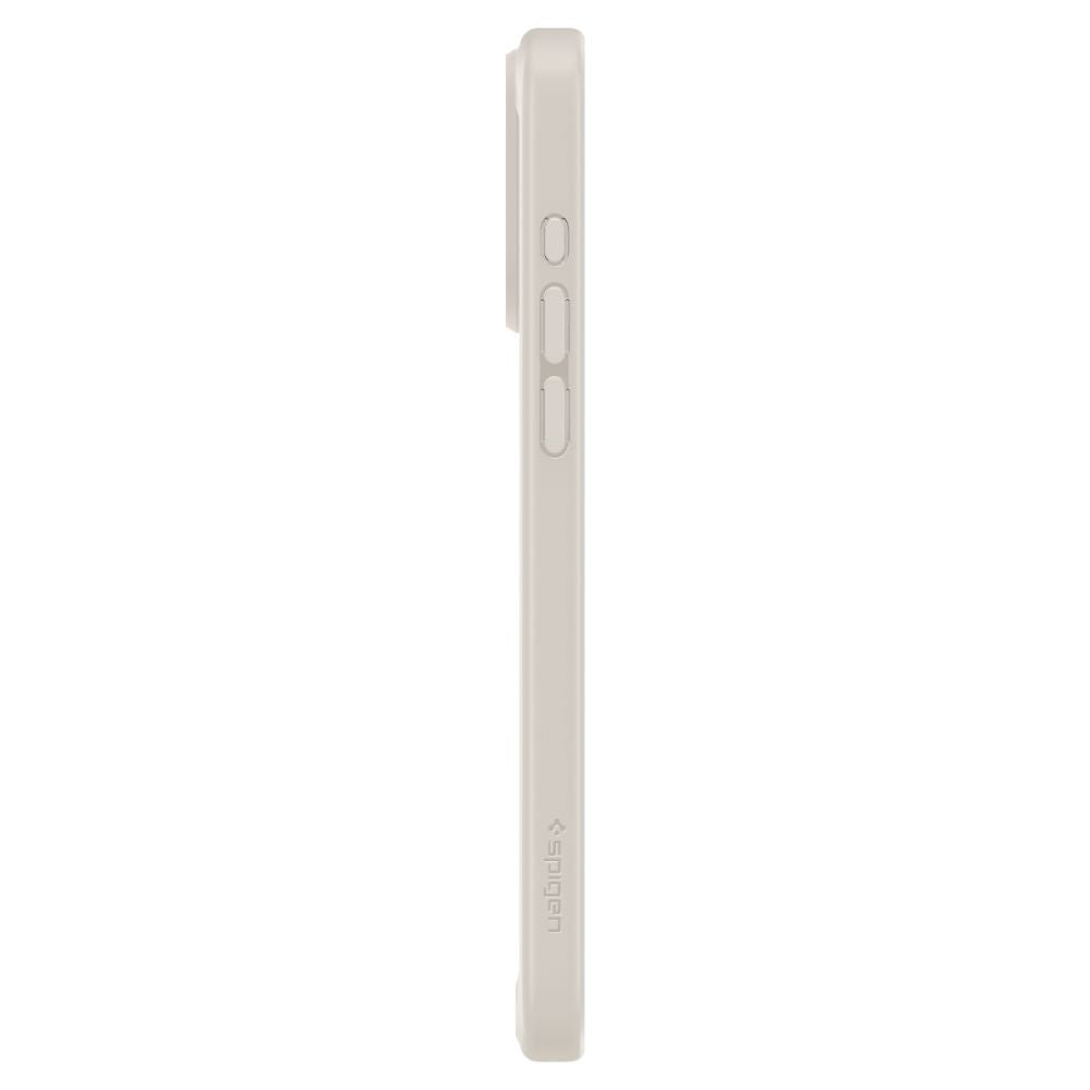 Spigen iPhone 15 Pro Ultra Hybrid Mag Σκληρή Θήκη με Πλαίσιο Σιλικόνης Και MagSafe - Frost Natural Titanium