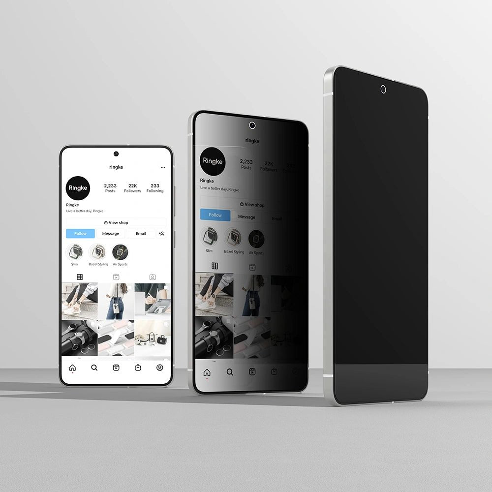 Ringke Samsung Galaxy S25 Edge - Easy Slide 2.5D 9H Αντιχαρακτικό Γυαλί Οθόνης - 2 Τεμάχια - Privacy