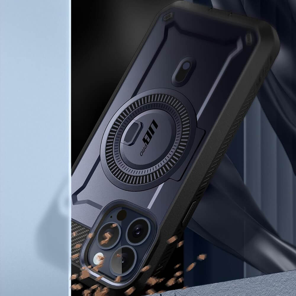 Supcase iPhone 15 Pro Max - Unicorn Beetle Pro MagSafe - Σκληρή Θήκη με Προστασία Οθόνης και Stand - Mountain