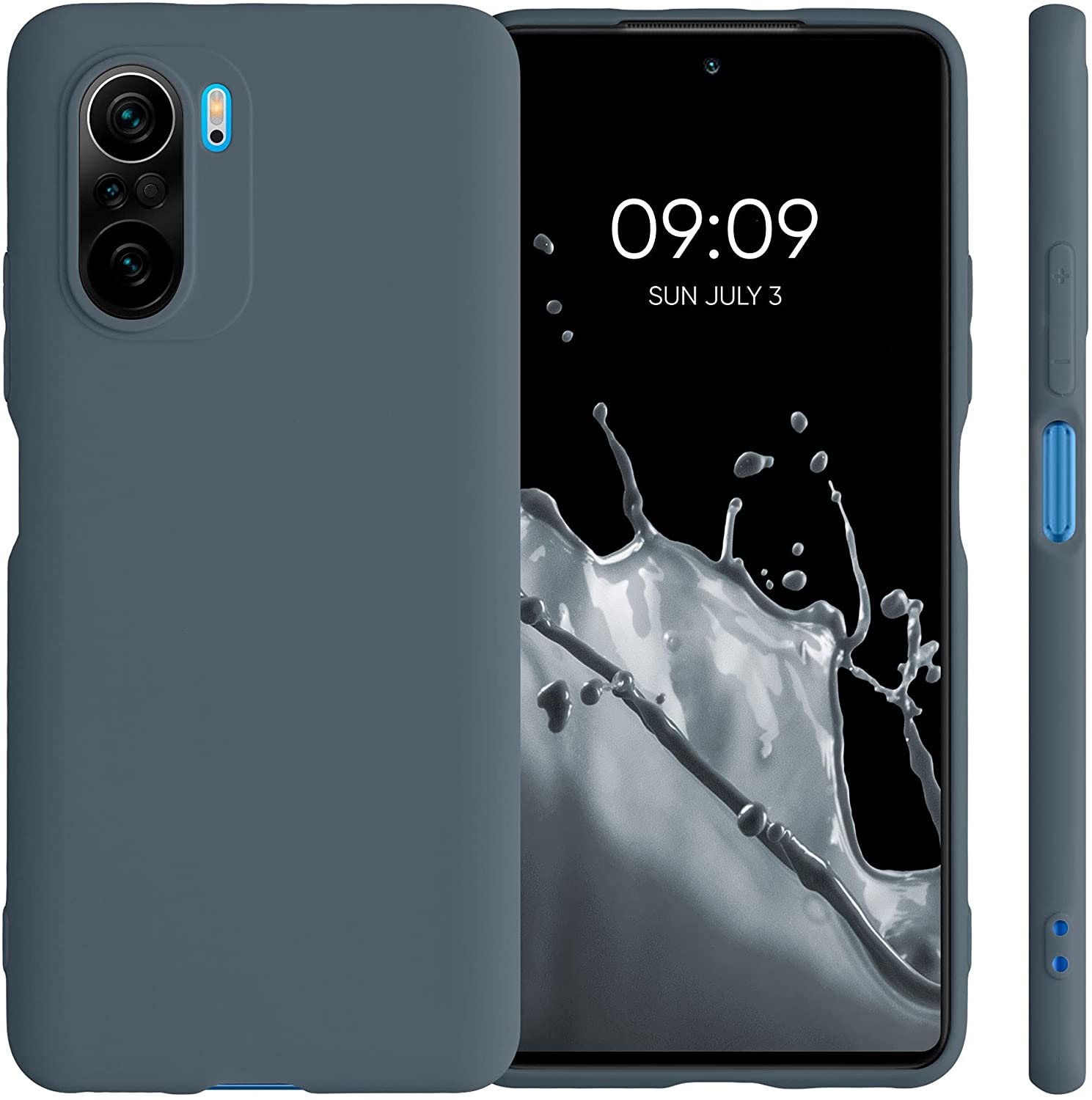 KW Xiaomi Poco F3 / Mi 11i Θήκη Σιλικόνης TPU - Slate Grey - 54657.202