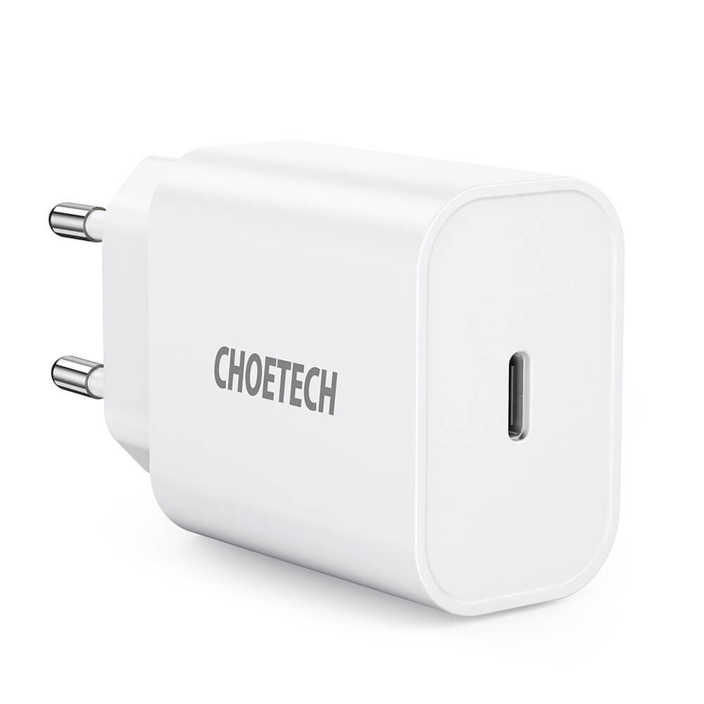 Choetech Q5004 V4 Οικιακός Φορτιστής Γρήγορης Φόρτισης με Θύρα Type-C 20W - White