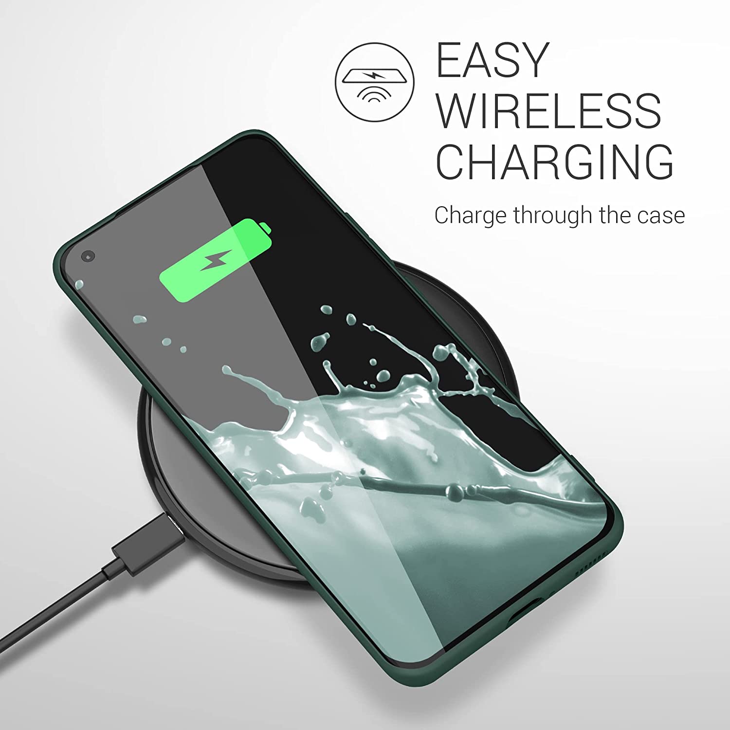 KW Xiaomi Mi 11 Θήκη Σιλικόνης TPU - Blue Green - 54188.171