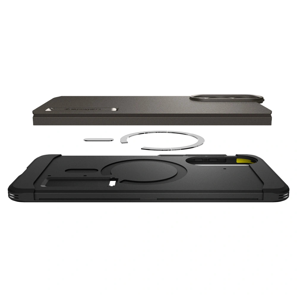Spigen Samsung Galaxy S25 Edge - Tough Armor Mag - Σκληρή Θήκη με MagSafe - Gunmetal