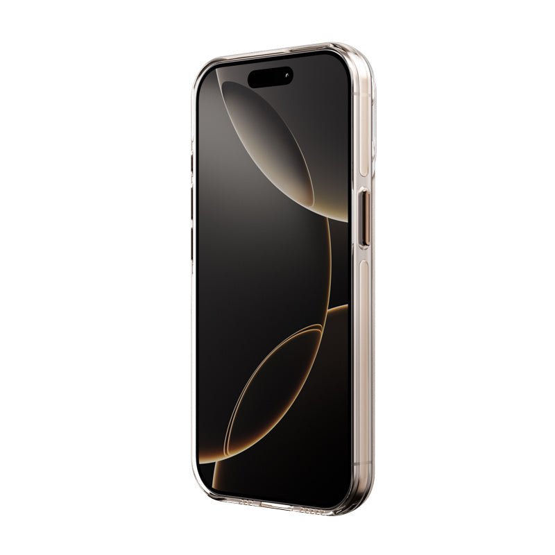 Crong iPhone 15 Pro Clear Mag Pro - Σκληρή Θήκη με MagSafe - Desert