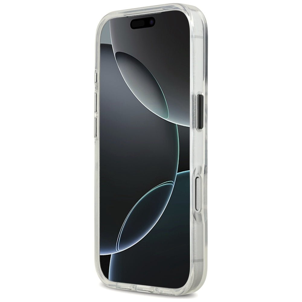 Karl Lagerfeld iPhone 17 Pro - IML Karl Sketch Logo MagSafe - Σκληρή Θήκη με Πλαίσιο Σιλικόνης - Clear - KLHMP17LHGKIGKBT