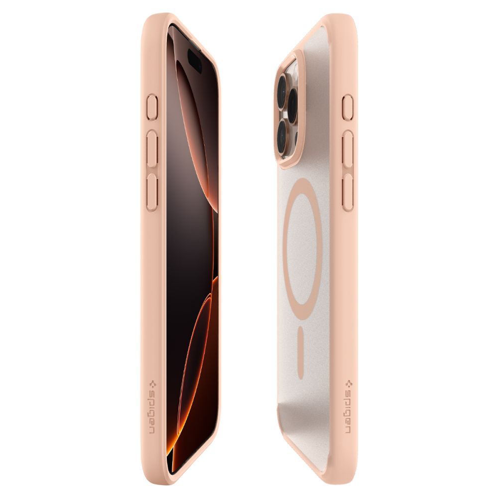 Spigen iPhone 16 Pro Max Ultra Hybrid T Mag Σκληρή Θήκη με Πλαίσιο Σιλικόνης με MagSafe - Frost Rose Titanium