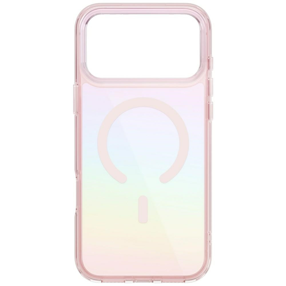 Uniq iPhone 17 Pro - Iridescia Magclick - Σκληρή Θήκη με Πλαίσιο Σιλικόνης και MagSafe - Pink Prism