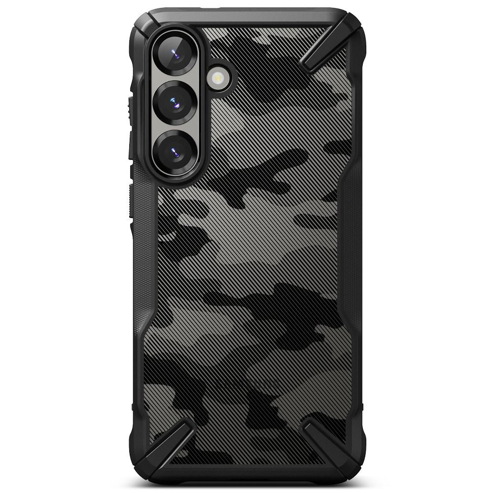 Ringke Samsung Galaxy S25 Plus Fusion X Σκληρή Θήκη με Πλαίσιο Σιλικόνης - Camo Black